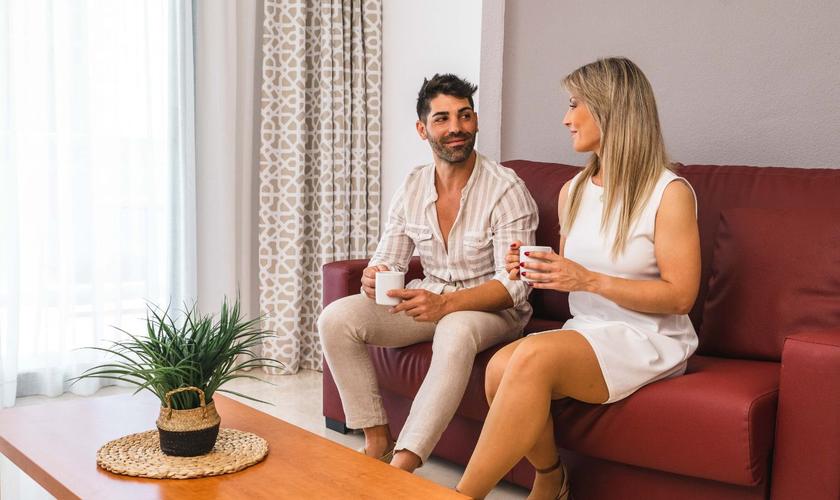Апартаменты с 1 спальней 2/4 человека Апартаменты Magic Atrium Beach Villajoyosa Апартаменты с 1 спальней 2/4 человека Апартаменты Magic Atrium Beach Villajoyosa