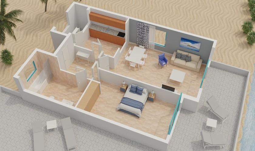 Пентхаус с видом на море 2/4 человек Апартаменты Magic Atrium Beach Villajoyosa Пентхаус с видом на море 2/4 человек Апартаменты Magic Atrium Beach Villajoyosa