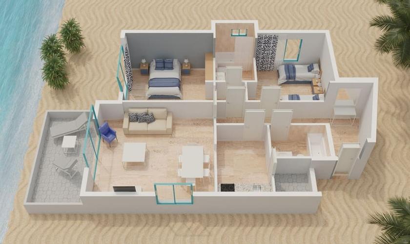 2 спальни квартира 4/6 человек Апартаменты Magic Atrium Beach Villajoyosa 2 спальни квартира 4/6 человек Апартаменты Magic Atrium Beach Villajoyosa