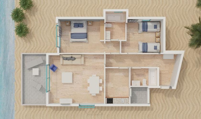2 спальни квартира 4/6 человек Апартаменты Magic Atrium Beach Villajoyosa 2 спальни квартира 4/6 человек Апартаменты Magic Atrium Beach Villajoyosa