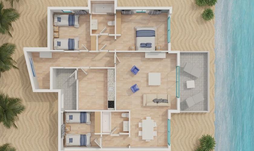3 спальни квартира на 5/7 человек Апартаменты Magic Atrium Beach Villajoyosa 3 спальни квартира на 5/7 человек Апартаменты Magic Atrium Beach Villajoyosa